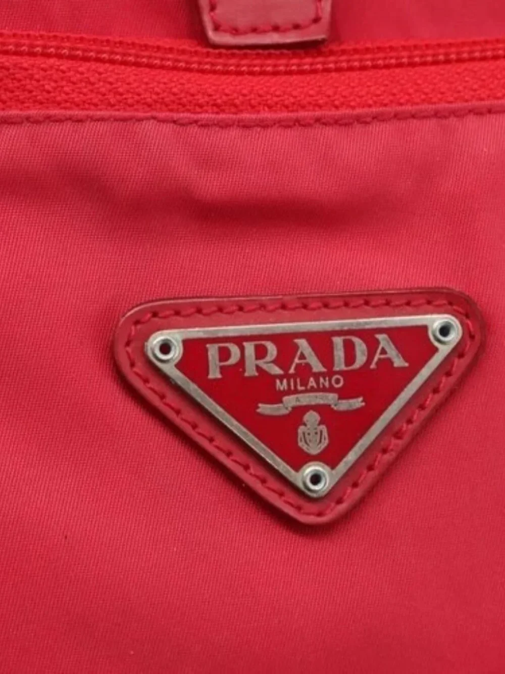 PRADA Backpack Nylon Pink Silver Auth 164369 - Picture 13 of 16